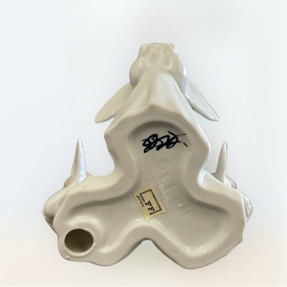 Vintage 1982 Fitz & Floyd Angels Porcelain Votive Candle Holder - Picture 3 of 3